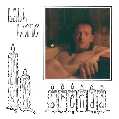 Brenda: Bath Time (Black Ice/Orange & Blue Splatter Vinyl), LP