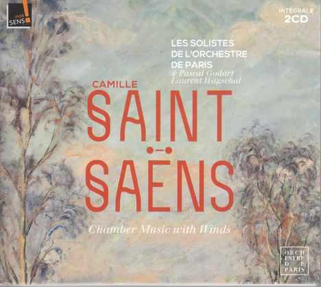 Camille Saint-Saens (1835-1921): Kammermusik für Bläser, 2 CDs