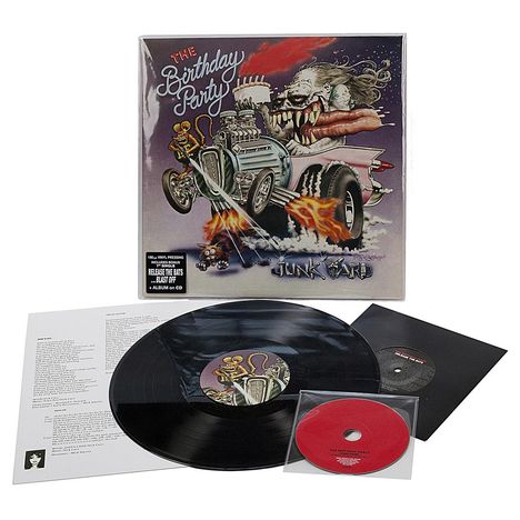 The Birthday Party: Junkyard (180g) (LP + CD + 7"), 1 LP, 1 CD und 1 Single 7"