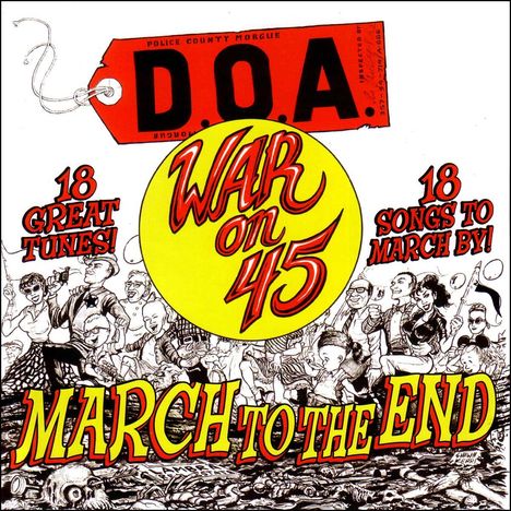 D.O.A.: War On 45 (40th Anniversary) (Limited Edition), LP