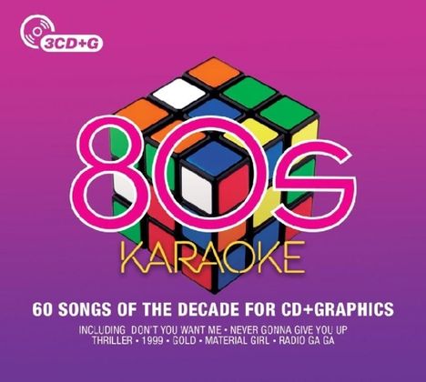 80's Karaoke, 3 CDs