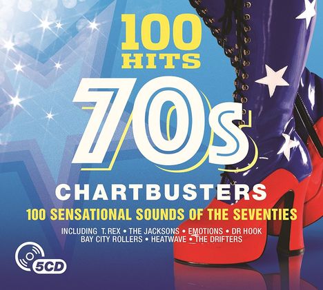 100 Hits: 70s Chartbusters, 5 CDs