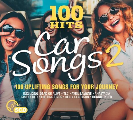 100 Hits: Car Songs 2, 5 CDs