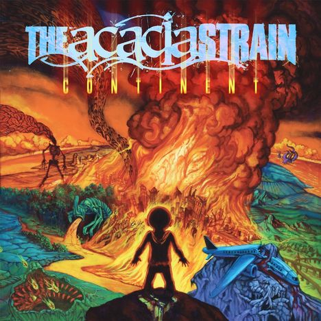 The Acacia Strain: Continent (Limited Edition) (Blue/Orange Ink-Spot Vinyl), LP