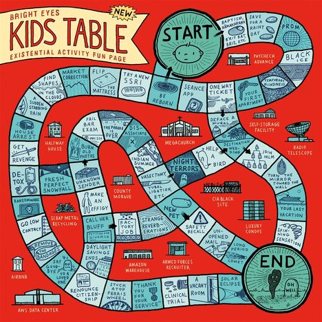 Bright Eyes: Kids Table EP, Single 12"