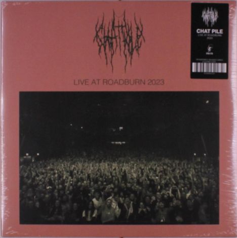 "Live at Roadburn 2023" in dünner Schrift. Oben ein unleserliches Logo. Foto: große Menschenmenge bei Konzert.