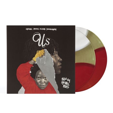 Michael Abels: Filmmusik: Us (O.S.T.) (180g) (Red/Brass/White Split Vinyl), 2 LPs