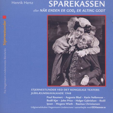 Henrik Hertz - Sparekassen (Theaterstück in dänischer Sprache), 2 CDs