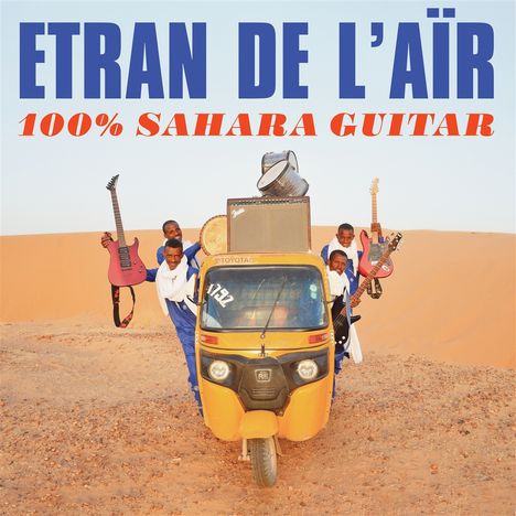 Etran de l'air: 100% SAHARA GUITAR (Transparent Blue Vinyl), LP