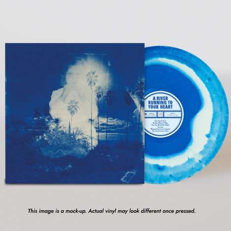 Fruit Bats: A River Running To Your Heart (Limited Edition) (Blue &amp; Bone Swirl Vinyl), LP