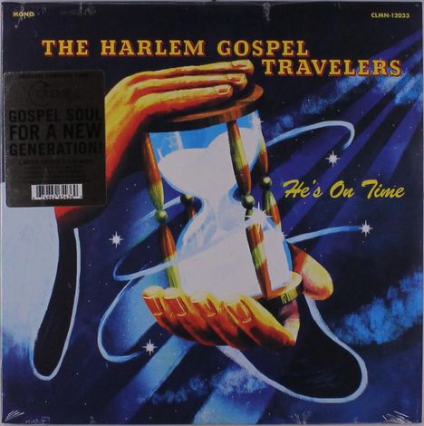 The Harlem Gospel Travelers: He's On Time (Limited Numbered Edition) (Clear Vinyl) (Mono), LP