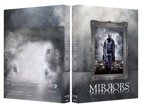 Mirrors (Blu-ray &amp; DVD im wattierten Mediabook), 1 Blu-ray Disc und 1 DVD