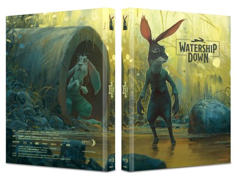 Unten am Fluss (Blu-ray &amp; DVD im Mediabook), 1 Blu-ray Disc und 1 DVD