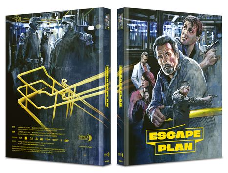 Escape Plan (Blu-ray &amp; DVD im Mediabook), 1 Blu-ray Disc und 1 DVD