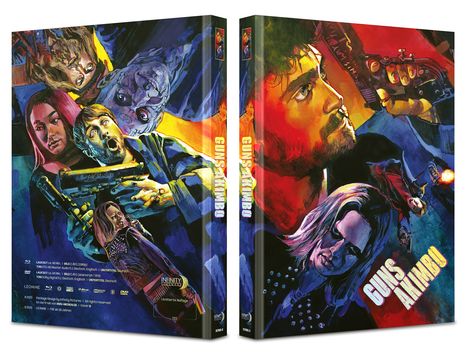 Guns Akimbo (Blu-ray &amp; DVD im Mediabook), 1 Blu-ray Disc und 1 DVD