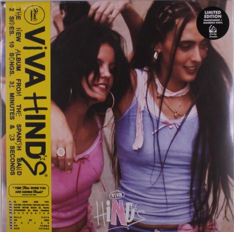 Hinds: Viva Hinds (Limited Edition) (Transparent Magenta Vinyl), LP