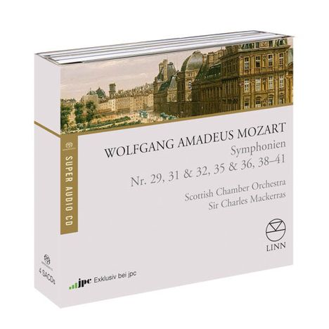 Wolfgang Amadeus Mozart (1756-1791): Symphonien Nr.29,31,32,35,36,39-41 (Exklusivset für jpc), 4 Super Audio CDs