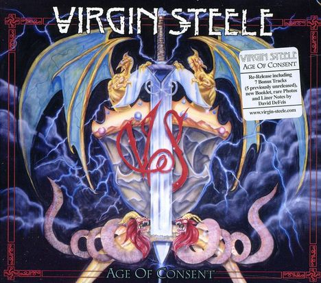 Virgin Steele: Age Of Consent (Reissue), 2 CDs