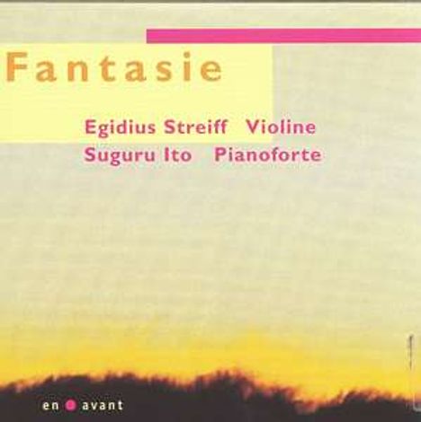 Egidius Streiff - Fantasie, CD