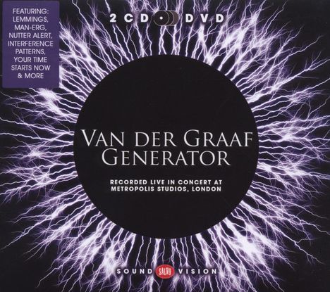 Van Der Graaf Generator: Live At Metropolis Studios 2010 (2 CD + DVD), 2 CDs und 1 DVD