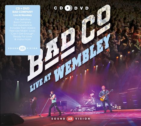 Bad Company: Live At Wembley 2010, 1 CD und 1 DVD