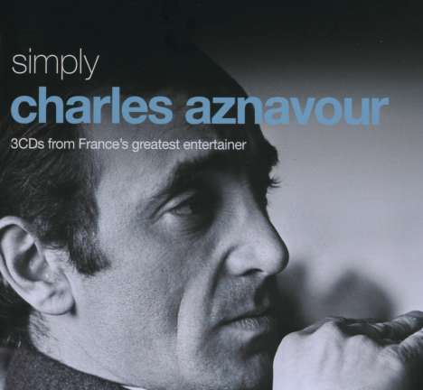 Charles Aznavour (1924-2018): Simply Charles Aznavour (Metallbox), 3 CDs