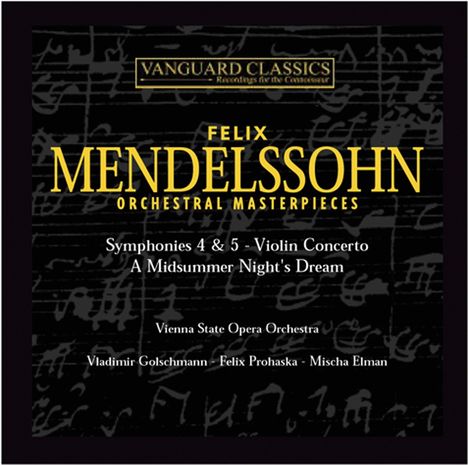 Felix Mendelssohn Bartholdy (1809-1847): Symphonien Nr.4 &amp; 5, 2 CDs