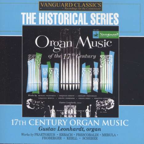 Gustav Leonhardt - 17th Century Organ Music, CD