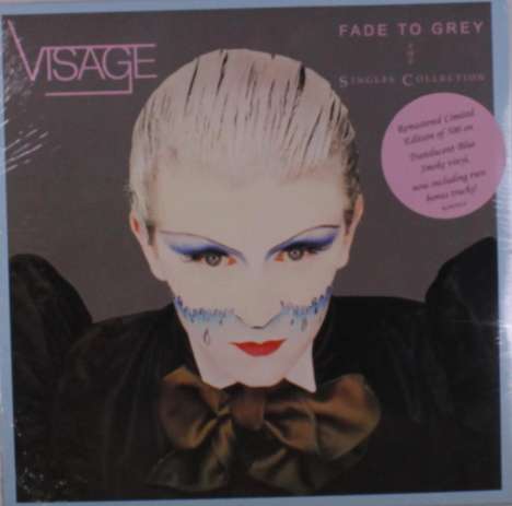 Visage: Fade To Grey: The Singles Collection (remastered) (Limited Edition) (Translucent Blue Smoke Vinyl), LP