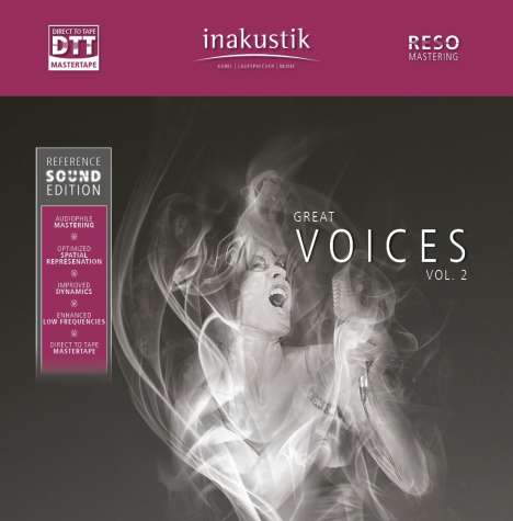 Great Voices Vol. 2 (inakustik Reference Sound Edition) (19cm/Sek.), Tonband