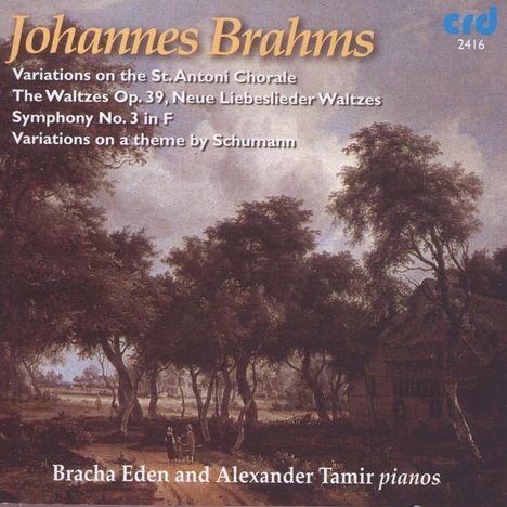 Johannes Brahms (1833-1897): Symphonie Nr.3 für 2 Klaviere, 2 CDs