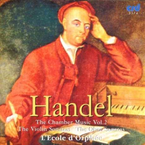 Georg Friedrich Händel (1685-1759): Kammermusik Vol.2, CD