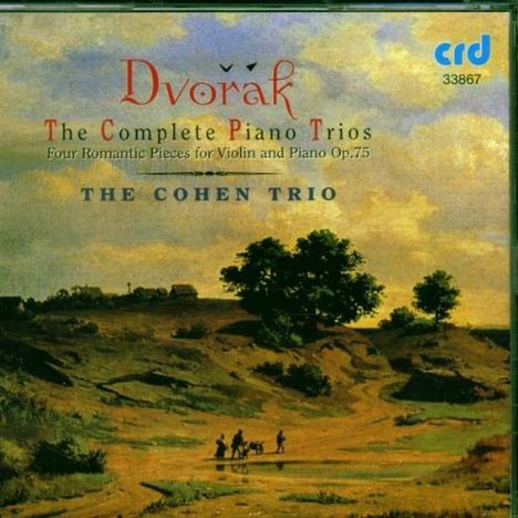 Antonin Dvorak (1841-1904): Klaviertrios Nr.1-4, 2 CDs