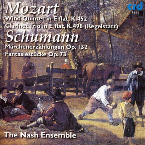 Wolfgang Amadeus Mozart (1756-1791): Klarinettentrio KV 498 "Kegelstatt-Trio", CD