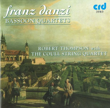 Franz Danzi (1763-1826): Quartette für Fagott &amp; Streichtrio op.40 Nr.1-3, CD