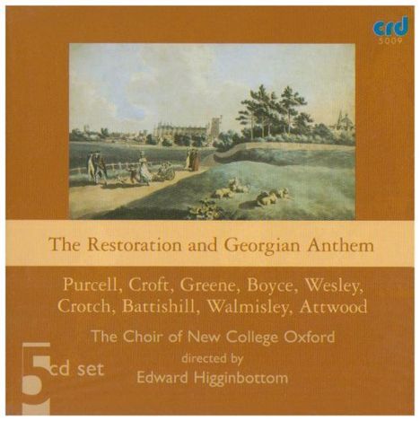 Oxford New College Choir - The Restoration &amp; Georgian Anthems, 5 CDs