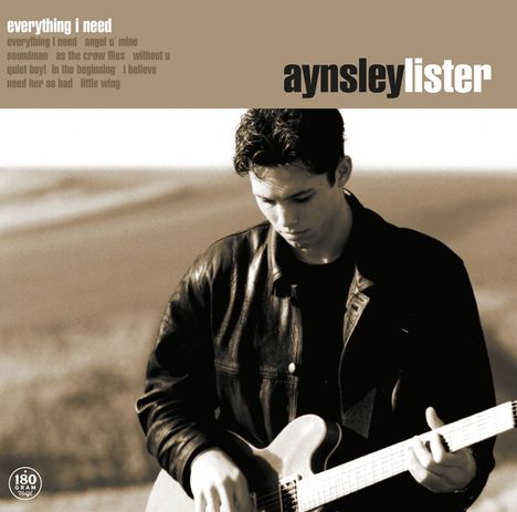 Aynsley Lister: Everything I Need (180g), LP