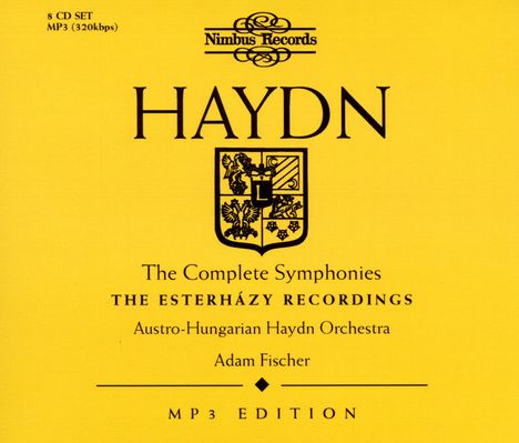 Joseph Haydn (1732-1809): Symphonien Nr.1-104, 8 MP3-CDs