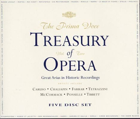 Prima Voce - Treasury of Opera II, 5 CDs