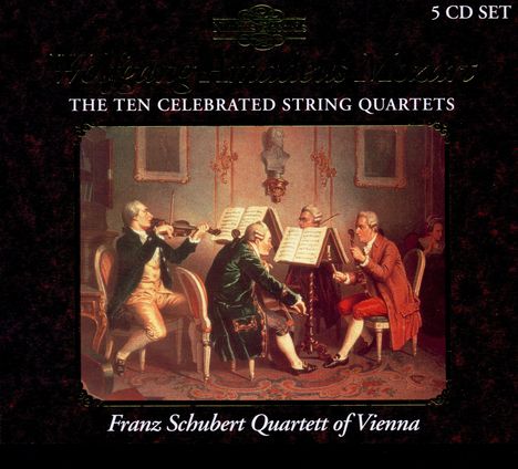 Wolfgang Amadeus Mozart (1756-1791): Streichquartette Nr.14-23, 5 CDs