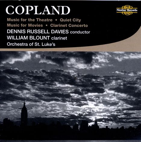 Aaron Copland (1900-1990): Klarinettenkonzert, CD