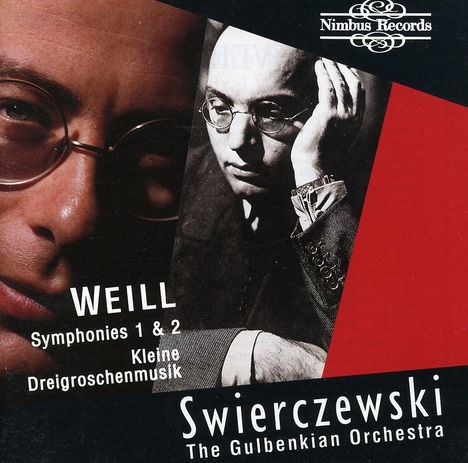 Kurt Weill (1900-1950): Symphonien Nr.1 &amp; 2, CD