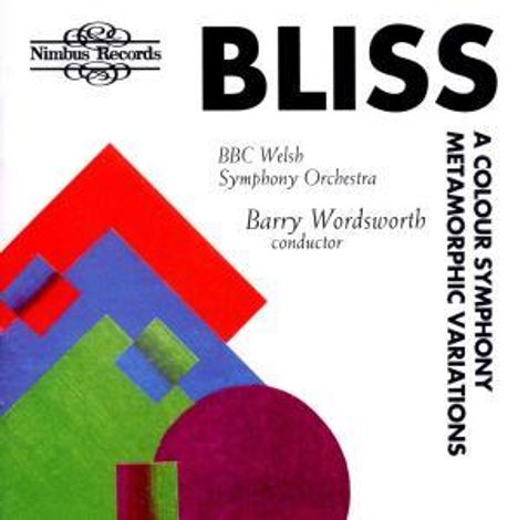 Arthur Bliss (1891-1975): A Colour Symphony, CD