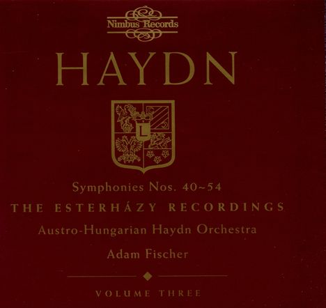 Joseph Haydn (1732-1809): Symphonien Nr.40-54, 5 CDs