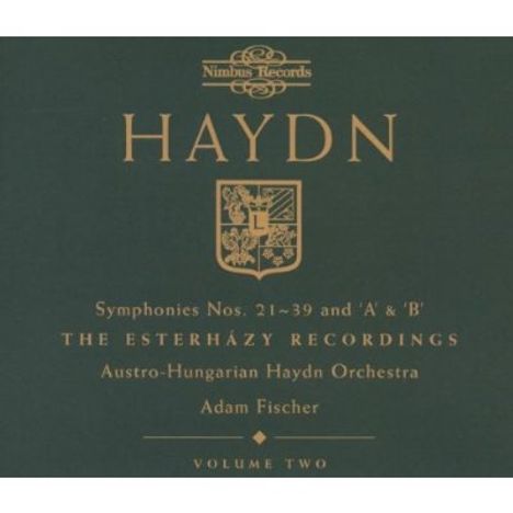 Joseph Haydn (1732-1809): Symphonien Nr.21-39, 5 CDs