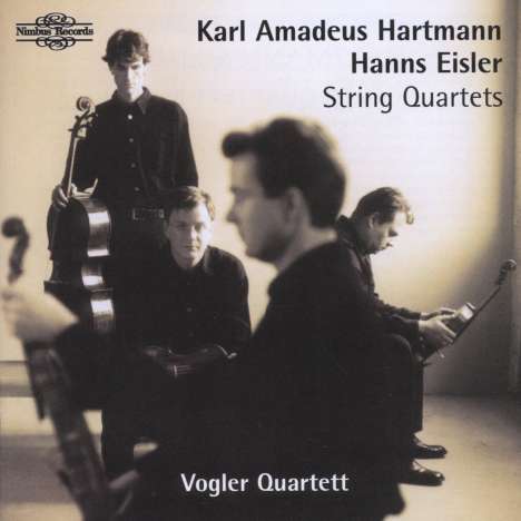 Karl Amadeus Hartmann (1905-1963): Streichquartette Nr.1 &amp; 2, CD