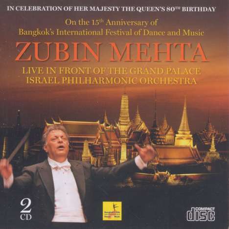 Zubin Mehta Live in Front Of The Grand Palace, 2 CDs