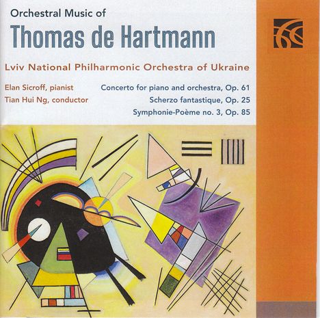 Thomas de Hartmann (1885-1956): Orchesterwerke, CD