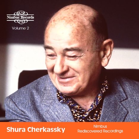 Nimbus Records Volume 2. Shura Cherkassky. Nimbus Rediscovered Recordings. Porträt eines lachenden Mannes.
