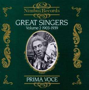 Great Singers 1903-1939, CD